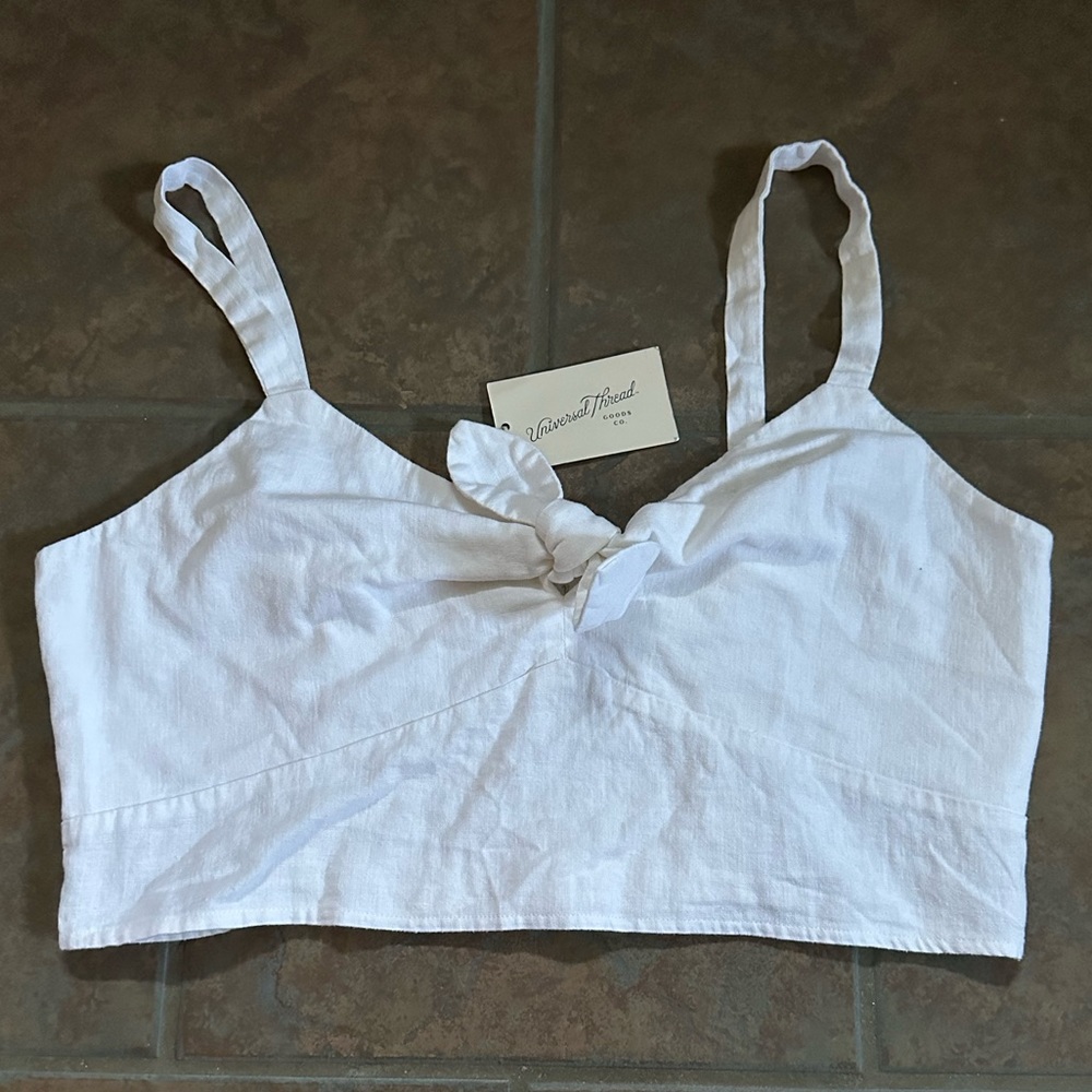 Bow Front Crop Top